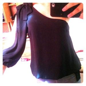 RESERVED for  @maritzyy!!! Black shirt with " bow"