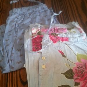 Old navy pajama pants small & medium