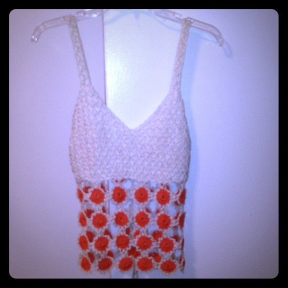 🌟Host Pick @ccargo🌟Caged Floral Crochet top