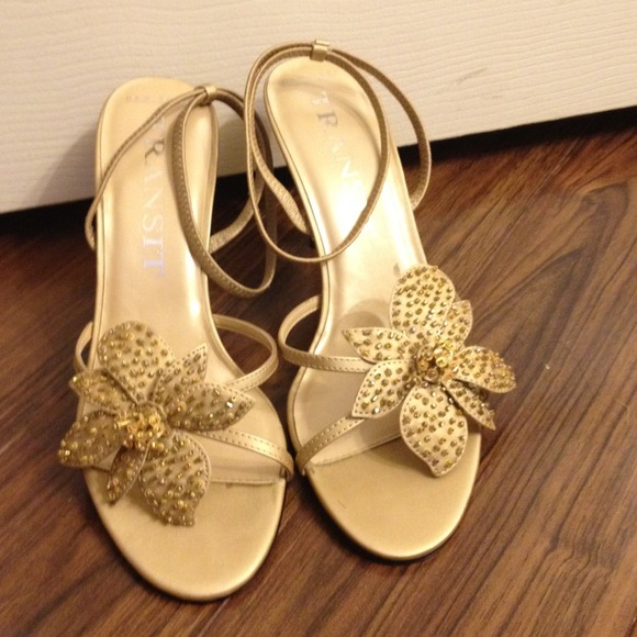 Gold Sexy Shoes