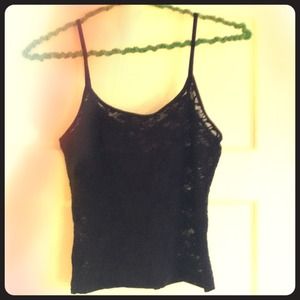 Old navy black medium lace camisole plus bundle