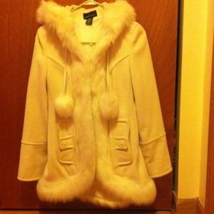 Faux-fur Trim coat