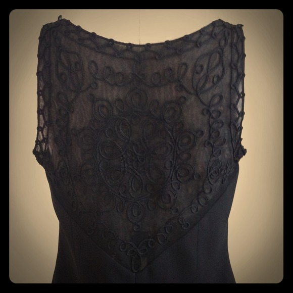 Vintage Lace Back Dress