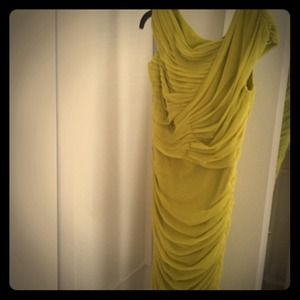 🔵RESERVED🔵Tadashi Shoji lime green dress.