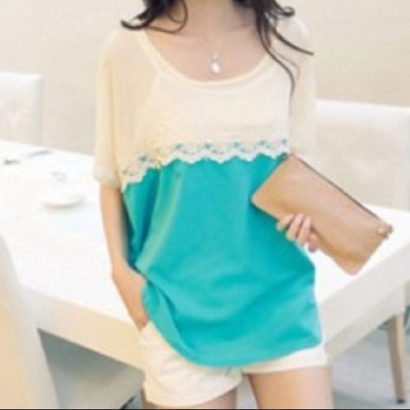 Tops - RESERVED cathipham CLASSY SHEER CHIFFON SHIRT