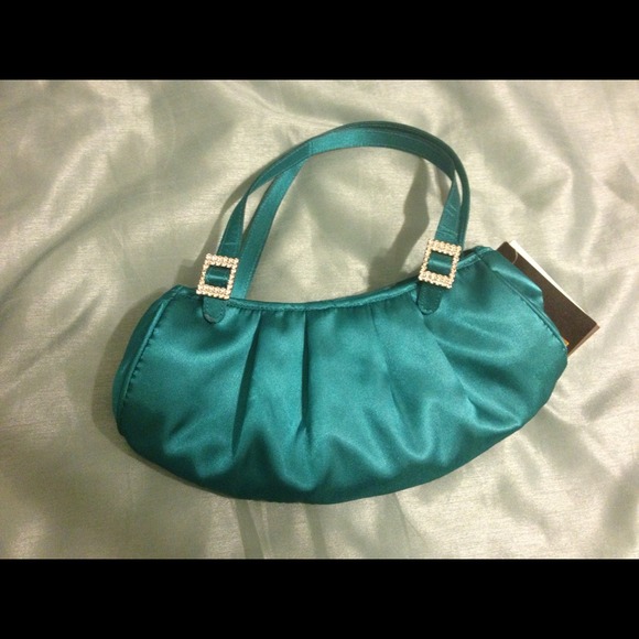 Small turquoise bag