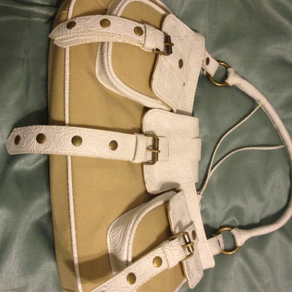 Beige handbag
