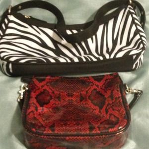 Animal print bags