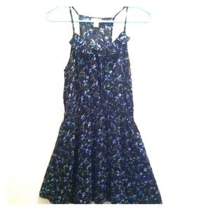 Black Spring floral dress
