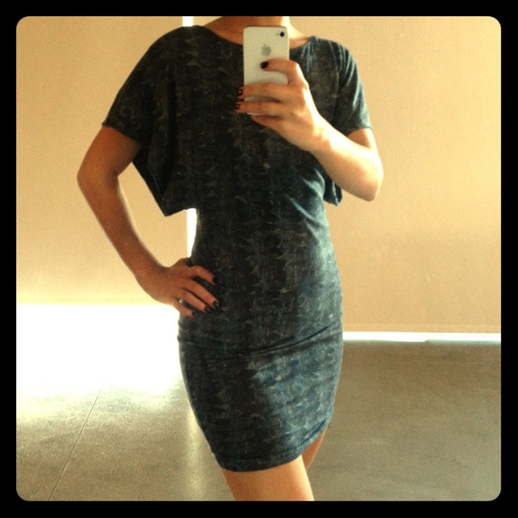 Bundle blue Cut25 dress and Blue/green DVF Dress