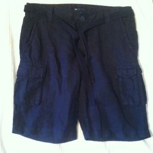 Navy blue Bermuda shorts