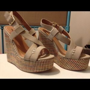 Charlotte russe wedges brand new!!