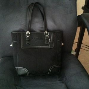 Black authentic Coach bag
