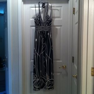 BCBGMAXAZRIA halter maxi