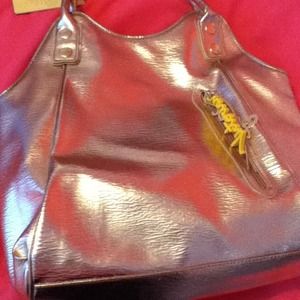 Gold Victoria Secret Bag