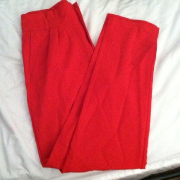 Reserved !Red high Waisted pants