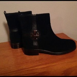Black Suede Tory Burch Boots