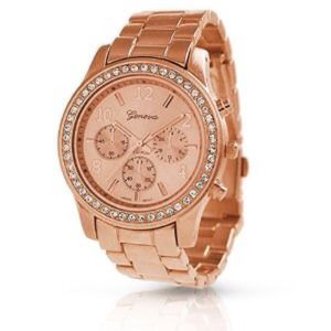 Rose gold watch