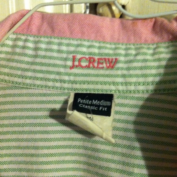 J. Crew pink button up - Picture 2 of 2