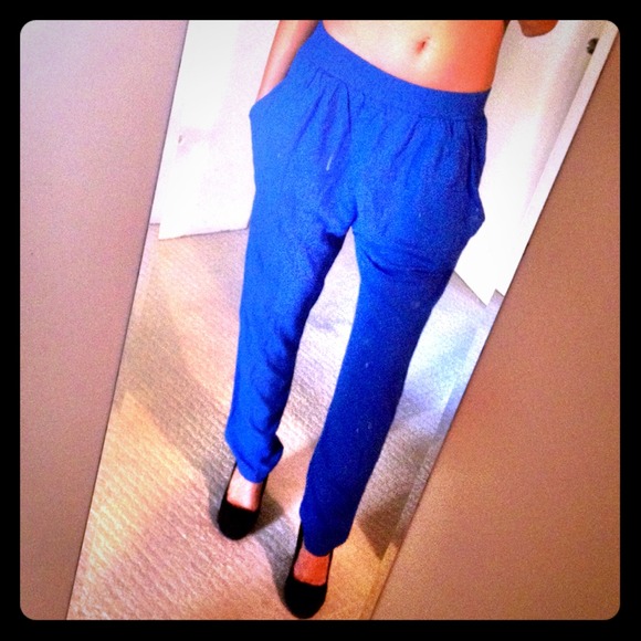 SOLD!  Alternative apparel blue boyfriend pants