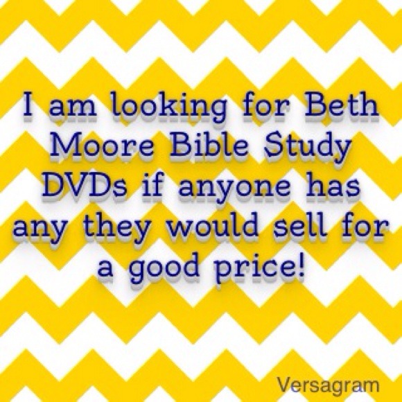 Beth Moore bible study DVD sets