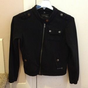 hurley zip up sweater