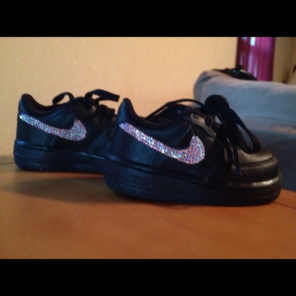 Swarovski Crystal encrusted Air Force Ones
