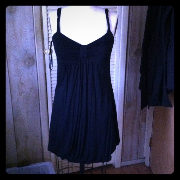 Black bubble dress