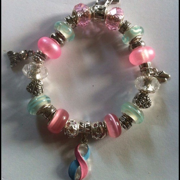 SIDS/Miscarriage Awareness Euro Charm Bracelet.