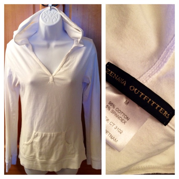 Perfect winter white pocket henley