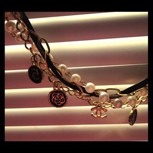 Reserved!! Chanel inspired charm bracelet