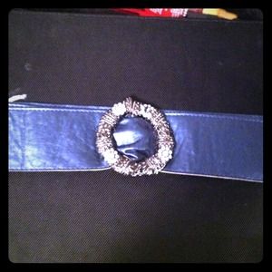 Blue waist belt