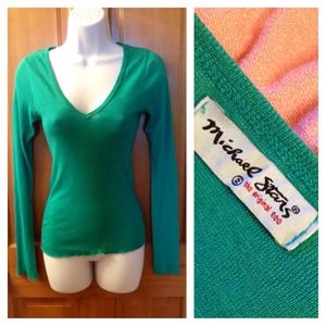 Green Michael Stars long sleeve T