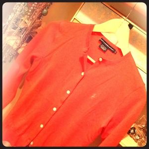 Reserved- Tangerine cardigan