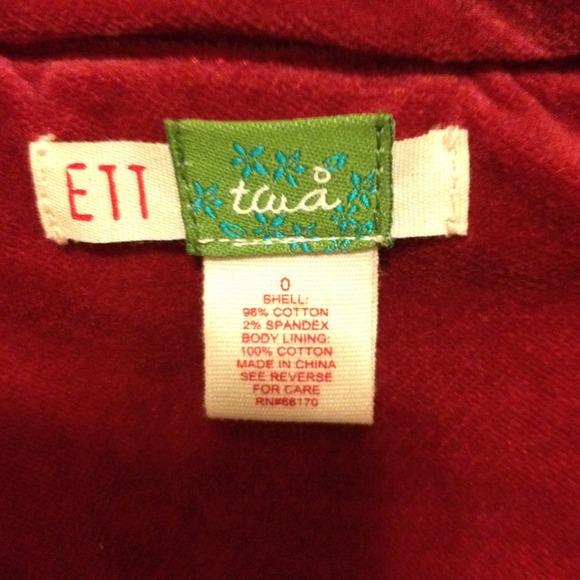 Anthropologie Velvet Cropped Jacket - Picture 2 of 3