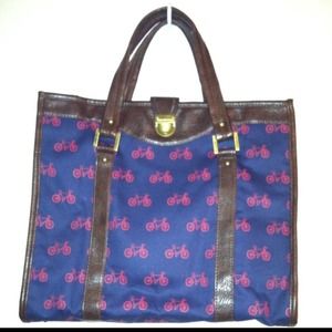 Cooperative bicycle print handbag **reduced***