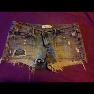 Lowered 😄A&F destroyed shorts