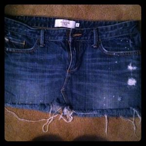 Reduced!!!Abercrombie & Fitch size 6 jean skirt