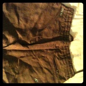 SOLD brown linen pants