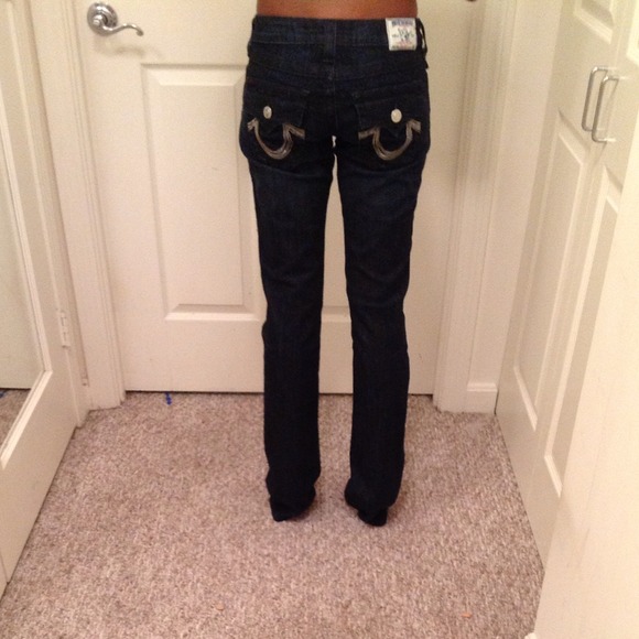 True Religion Straight Leg; Size 27 - Picture 1 of 4