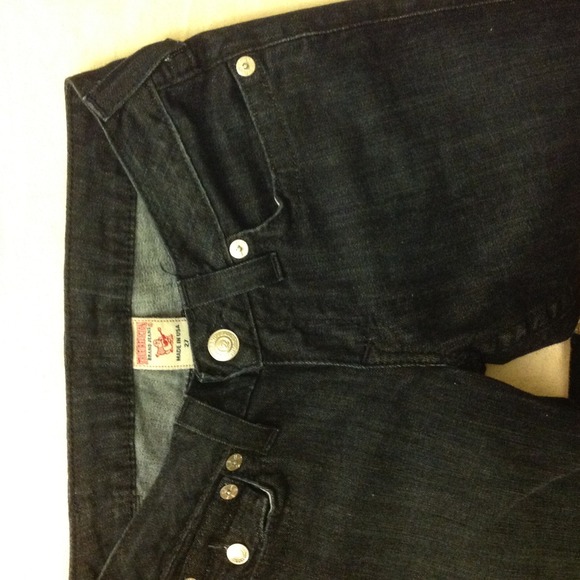 True Religion Straight Leg; Size 27 - Picture 4 of 4