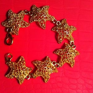 Starfish golden bracelet