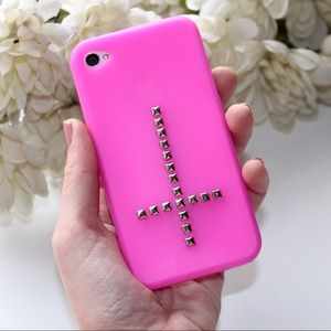 SOLD - Crucifix iPhone 4 case