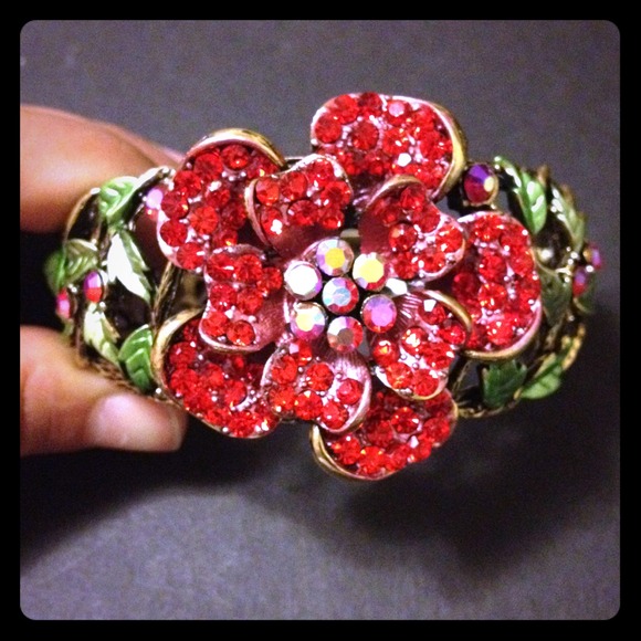 Jewelry - Red cuff bracelet