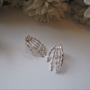 Skeleton Hand Earrings