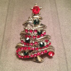 Christmas tree pin