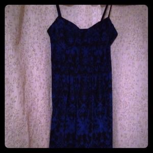 Black & Blue Cocktail Dress