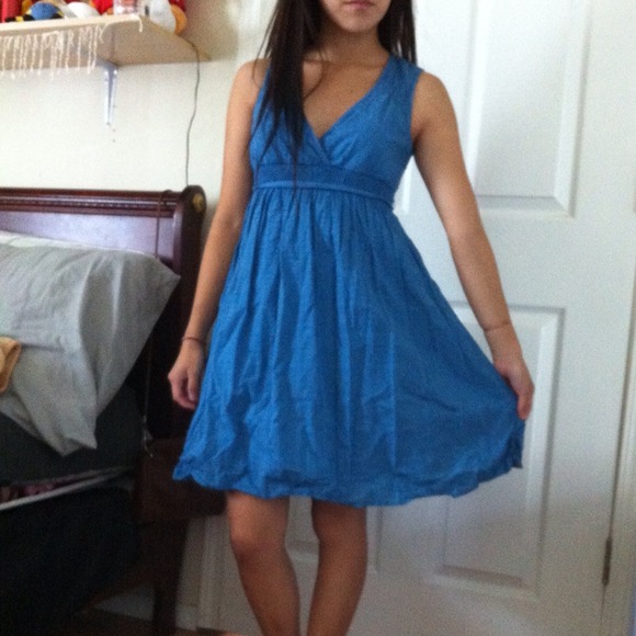 Blue Spring Dress - Picture 2 of 2