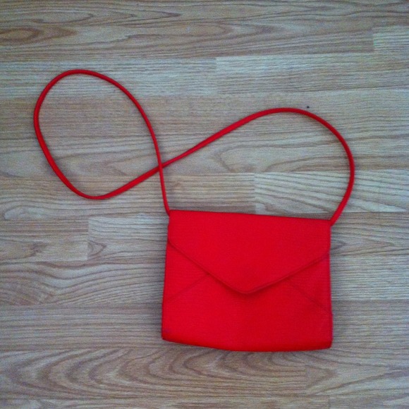 Red Shoulder Purse