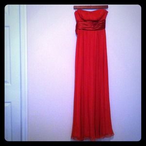 long chiffon formal dress
